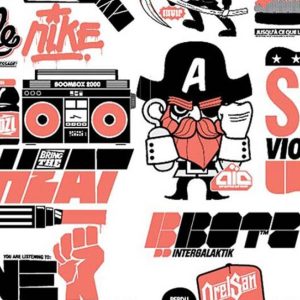 123klan graffiti by artist KLOR