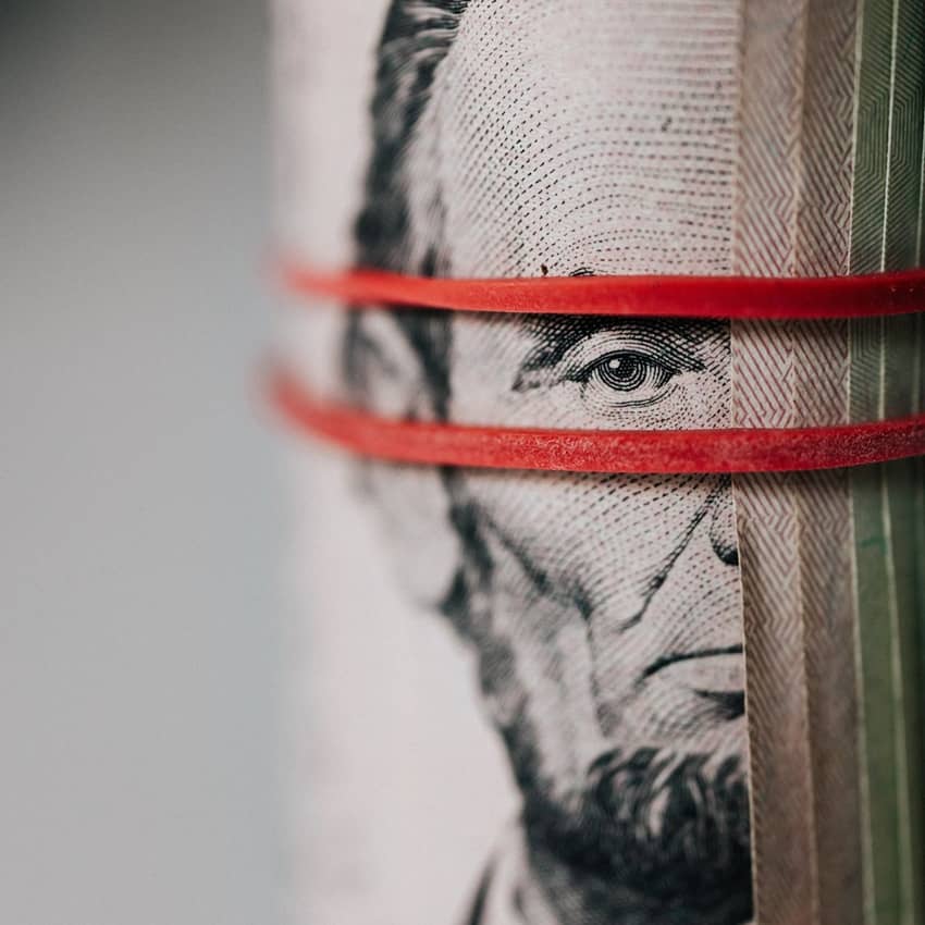 Lincoln Cash Image Close-Up
